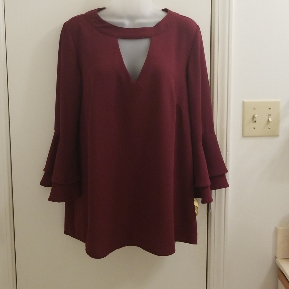 Maroon blouse